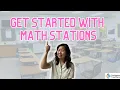 Get Started With Middle School Math Stations