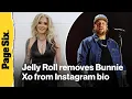 Jelly Roll removes Bunnie Xo from Instagram bio as new divorce details emerge his daughter reacts