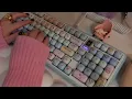 Download Lagu 1 Hour Keyboard Cozy ASMR with the cute blue keycaps on the Mechlands Vibe99 Mechanical Keyboard