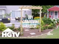 Garden Love DIY Grapevine Arbor HGTV