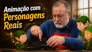 O Sapateiro e os Elfos | Conto | Animação com Personagens Reais com @OsAmiguinhosTV