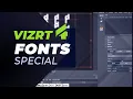 Vizrt 4 Fonts Special tutorial