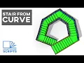 Stair from Curve Grasshopper Script
