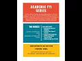 Academic FYI Series Part 1 2024