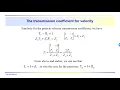 Geophysics Seismic - Reflection and transmission coefficients