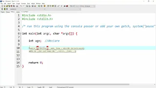 Scanf Function - Getting keyboard input in C programming