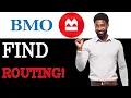 Bmo How To Find Routing Number 2025