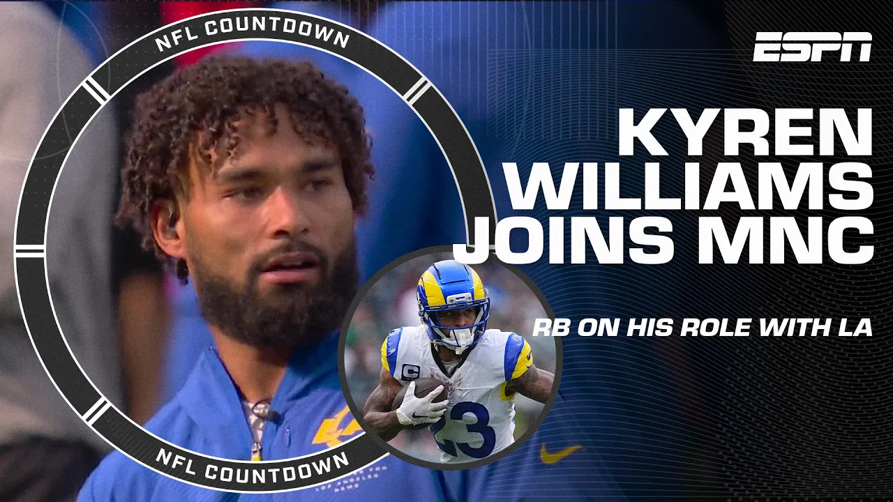 Kyren Williams joins MNC to discuss season and his emergence to stardom 🤩 | Monday Night Countdown