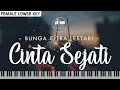 Download Lagu Bunga Citra Lestari - Cinta Sejati (Female Lower Key) Karaoke Piano
