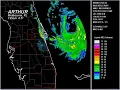 2014 Arthur - Melbourne FL WSR-88D Radar Animation