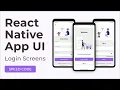 Login Screen App React Native UI Speed Code