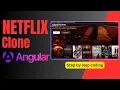 Netflix clone using Angular Netflix app project in Angular