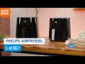 Wat is het verschil tussen een L en XL airfryer van Philips?