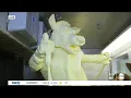 FOX 13 s Dani Ruberti gives a sneak peak of a 700 pound butter cow at the Utah state fair