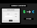 Make Currency Converter App Project - Tkinter Python