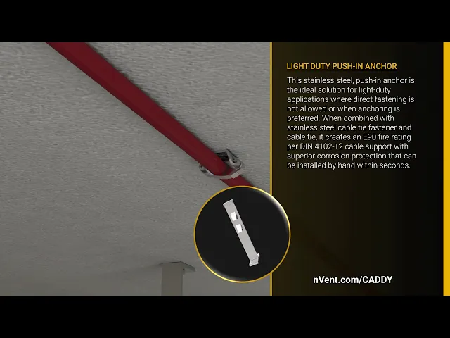 nVent CADDY Light Duty Push-In Anchor