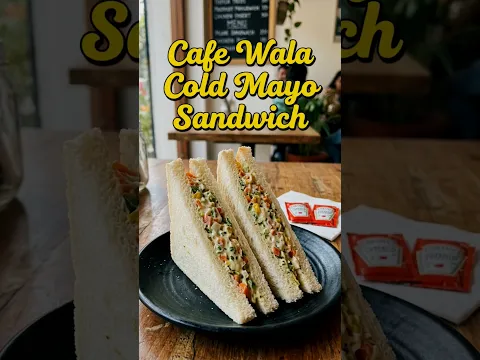 Cafe-style Cold Mayo Sandwich sirf 5 minute mein! 🥪✨ #ColdSandwich  #QuickRecipes #5MinuteSnack