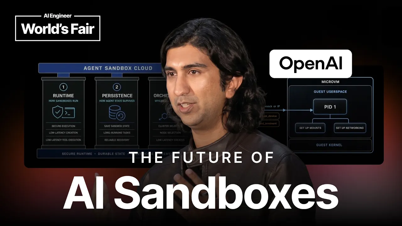 From fork() to Fleet: Designing an Agent Sandbox Cloud — Abhishek Bhardwaj, OpenAI: video thumbnail