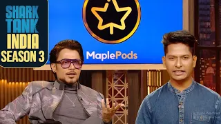 Maple Pods का Live Experience देख Sharks भी हुए Excited! | Shark Tank India S3 | Male Enterpreneurs