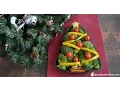 Christmas Tree Veggie Platter Healthy Recipe for the Holidays