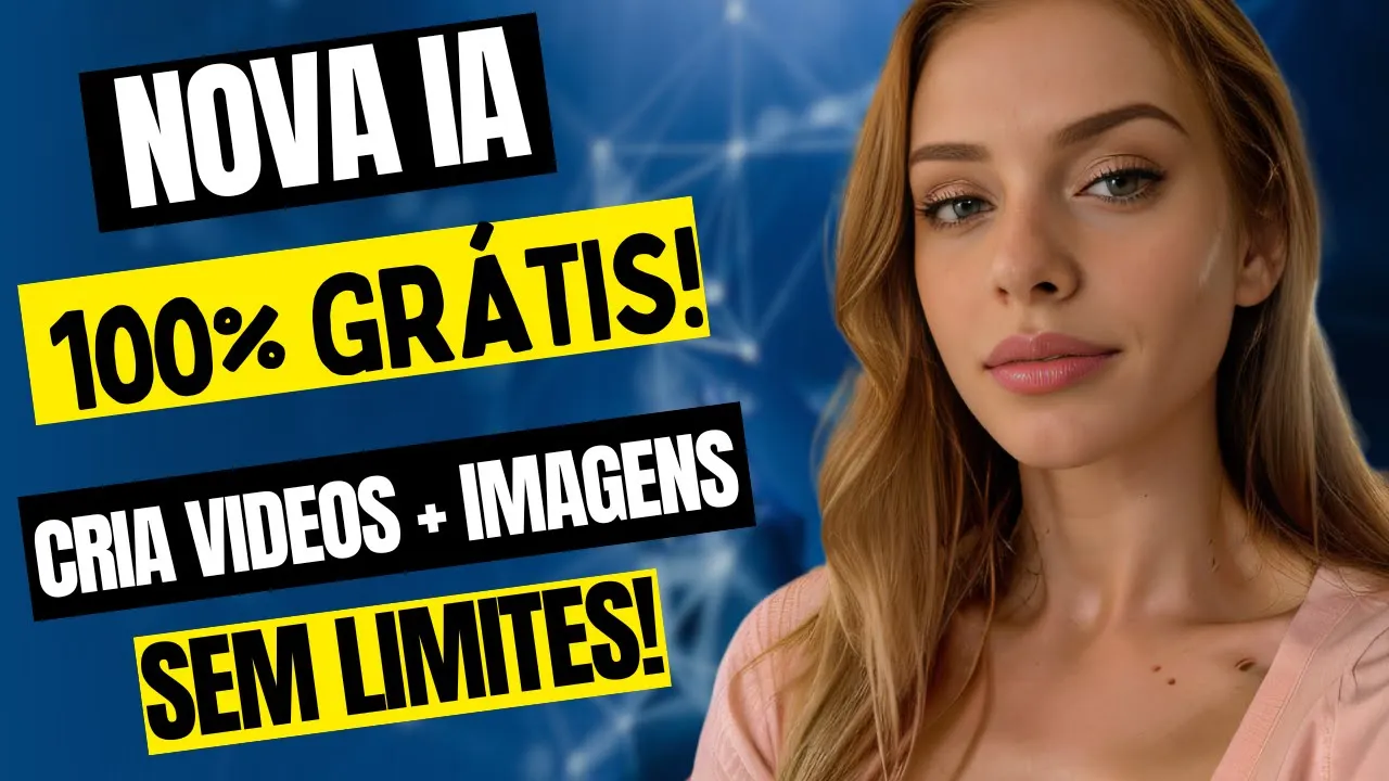 NOVA IA CRIA VIDEO E IMAGEM GRÁTIS DIGITANDO TEXTO FERRAMENTA ABSURDSA SEM LIMITES