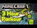 3 Hour Parkour with Shaders in Minecraft No Falls Relaxing Sleep
