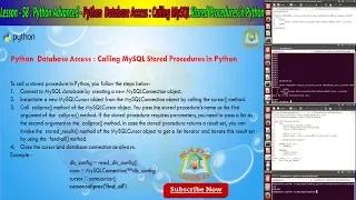 Lesson - 58 Python Advanced