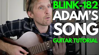 Adam s Song by Blink 182 Guitar Tutorial - Guitar Lessons with Stuart