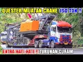 Download Lagu Kuat JUGA !! Tenaganya  2QUESTER GWE 370 Muatan CRANE KELAS 150TON, Libas Jalur Berliku Kota Banjar