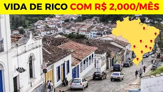 [ATUALIZADO] 8 MELHORES CIDADES PEQUENAS PARA SE VIVER BEM NO BRASIL COM R$ 2.000 POR MÊS