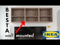 How to mount IKEA Besta cabinet to the wall