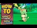 HOW TO GET Caterpie in Pokemon Ultra Sun and Moon