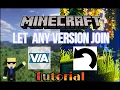 Let us any version to join your Minecraft server via version and via backwards tutorial