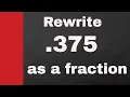 375 as a fraction