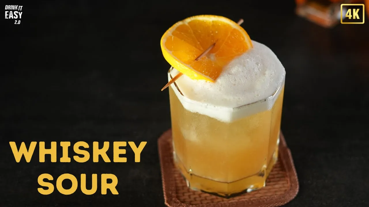 Whiskey Sour   Drink It Easy 2.0   #HappyNewYear   Cocktails at Home   Sanjeev Kapoor Khazana