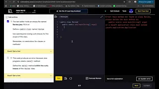 CodeCademy Intro to Java Review Session 1