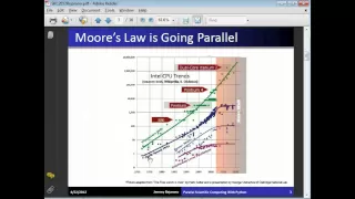 High Performance Computing with Python Why Parallel Why Python lecture