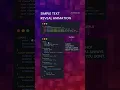 Text Reveal Animation Made With CSS CSS Animation Effects