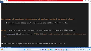 Abstract Method And Abstract Classes in Java Learn Complete in Hindi