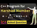 C Program for Harshad Number Niven Number in Hindi C Programming Code With Viplove