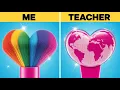 Download Lagu Teacher vs Popular Student 💄 Epic Glow-Up Challenge with Beauty \u0026 Hairstyle Hacks!