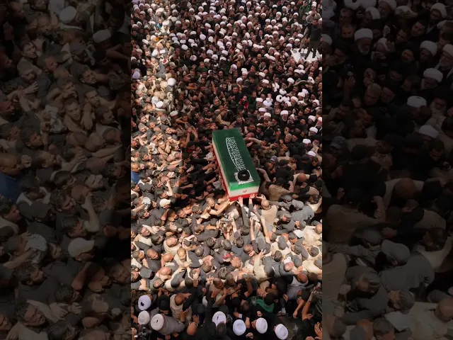 ⁣فأَكرمْ بها مِن لحيةٍ وعمامةٍ لها ألفُ عامٍ عن حِماكُم تُناضلُ#العتبة_العلوية_المقدسة
