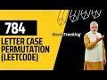 Letter Case Permutation LeetCode 784 Backtracking