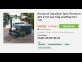 Review of AquaRest Spas Premium 300 2-Person Plug and Play Hot Tub