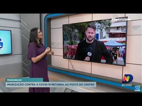 Vacinação contra a Covid-19 em Criciúma retorna ao posto do centro