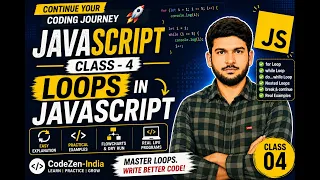 JavaScript Class 4 Loops in JavaScript Complete Beginner Tutorial Hindi
