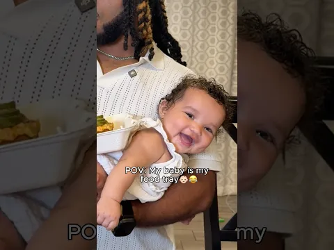This is how we bond... can't you tell she loves it?! 😍😂  #food #babygirl