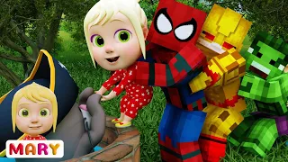 Baby Calls Minecraft Heroes For Help Mary Nursery Rhymes