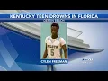 WATCH Police 13-year-old Kentucky boy drowns in Florida