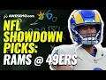 Showdown NFL DFS Strategy MNF Week 10 Monday Night Football Rams at 49ers